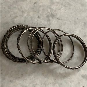 Jewelry. Black bangles